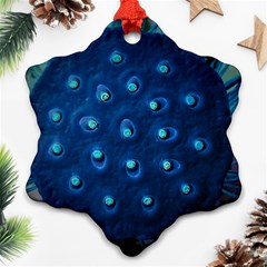 Blue Plant Ornament (snowflake) 