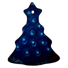 Blue Plant Christmas Tree Ornament (2 Sides)