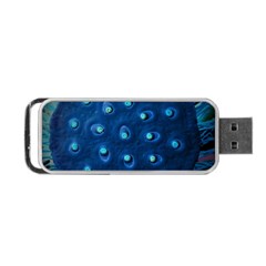 Blue Plant Portable Usb Flash (two Sides)