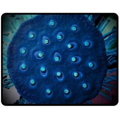 Blue Plant Double Sided Fleece Blanket (medium) 