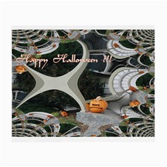 Creepy Pumpkin Fractal Small Glasses Cloth (2-side)