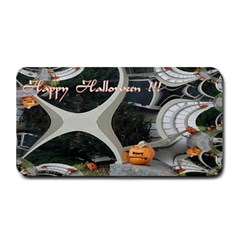 Creepy Pumpkin Fractal Medium Bar Mats