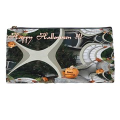 Creepy Pumpkin Fractal Pencil Cases