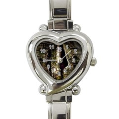 A Deeper Look Heart Italian Charm Watch by InsanityExpressedSuperStore