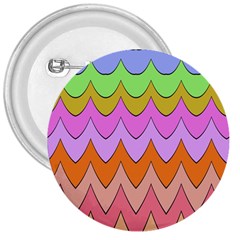 Pastel Waves Pattern 3  Button