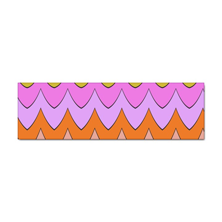 Pastel waves pattern Sticker (Bumper)