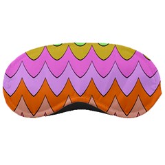 Pastel Waves Pattern Sleeping Mask