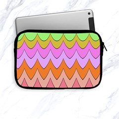 Pastel Waves Pattern Apple Ipad Mini Zipper Case by LalyLauraFLM