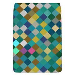 Rhombus Pattern In Retro Colors Removable Flap Cover (l) by LalyLauraFLM