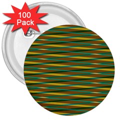 Diagonal Stripes Pattern 3  Button (100 Pack) by LalyLauraFLM