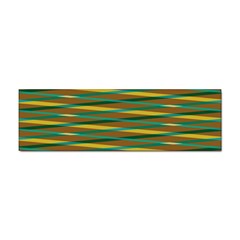 Diagonal Stripes Pattern Sticker (bumper) by LalyLauraFLM