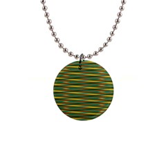 Diagonal Stripes Pattern 1  Button Necklace