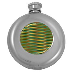 Diagonal Stripes Pattern Hip Flask (5 Oz)