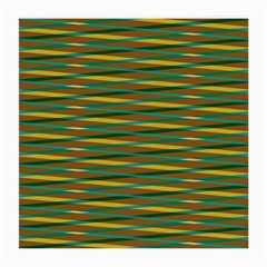 Diagonal Stripes Pattern Medium Glasses Cloth