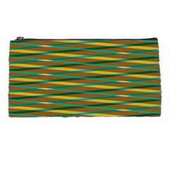 Diagonal Stripes Pattern Pencil Case by LalyLauraFLM