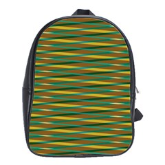 Diagonal Stripes Pattern School Bag (large)