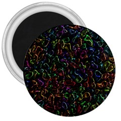 Colorful Transparent Shapes 3  Magnet