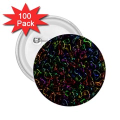 Colorful Transparent Shapes 2 25  Button (100 Pack)