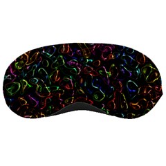 Colorful Transparent Shapes Sleeping Mask