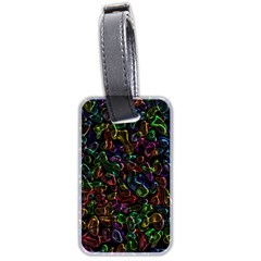 Colorful Transparent Shapes Luggage Tag (two Sides)