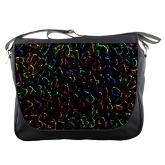 Colorful Transparent Shapes Messenger Bag