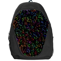 Colorful Transparent Shapes Backpack Bag