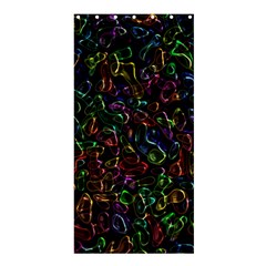 Colorful Transparent Shapes	shower Curtain 36  X 72 