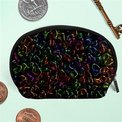 Colorful Transparent Shapes Accessory Pouch by LalyLauraFLM