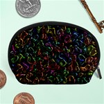 Colorful transparent shapes Accessory Pouch Front