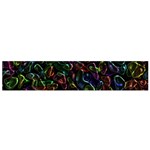 Colorful transparent shapes Flano Scarf Front