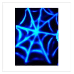 Neon Web Large Satin Scarf (square) by rzer0x