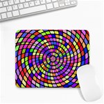 Colorful whirlpool Small Mousepad Front