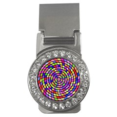 Colorful Whirlpool Money Clip (cz)