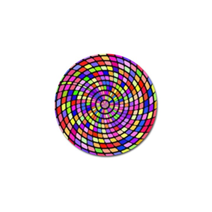 Colorful whirlpool Golf Ball Marker