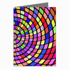 Colorful Whirlpool Greeting Cards (pkg Of 8)