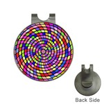 Colorful whirlpool Golf Ball Marker Hat Clip Front