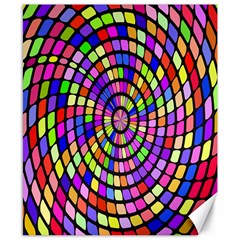 Colorful Whirlpool Canvas 8  X 10 