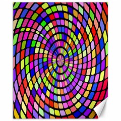 Colorful Whirlpool Canvas 11  X 14  by LalyLauraFLM