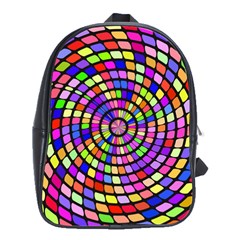 Colorful Whirlpool School Bag (large)