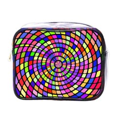 Colorful Whirlpool Mini Toiletries Bag (one Side)