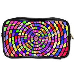 Colorful Whirlpool Toiletries Bag (one Side)