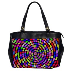 Colorful Whirlpool Oversize Office Handbag