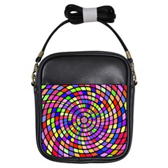 Colorful Whirlpool Girls Sling Bag