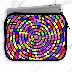 Colorful Whirlpool Apple Ipad 2/3/4 Zipper Case