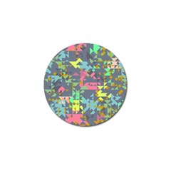 Pastel Scattered Pieces Golf Ball Marker