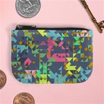 Pastel scattered pieces Mini Coin Purse Front