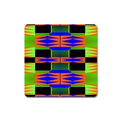 Distorted Shapes Pattern Magnet (square)