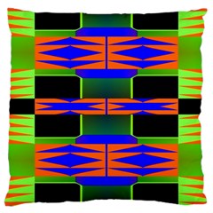 Distorted Shapes Pattern Large Cushion Case (two Sides)