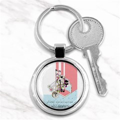 Under Construction Key Chains (round) 