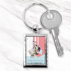 Under Construction Key Chains (rectangle) 